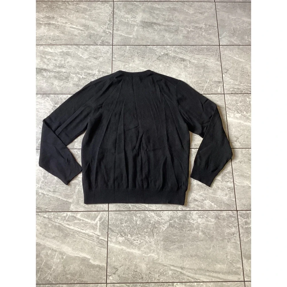 Quince NWOT Mens 100% Mongolian Cashmere Crewneck Sweater Black XL